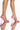 Front View Azalea Wang Cross My Heart Stiletto Sandal In Pink