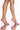 Front View Azalea Wang Cross My Heart Stiletto Sandal In Pink