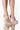 Front View Azalea Wang Dance With Me Stiletto Sandal In White