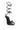 Back View Azalea Wang Dancy Black Butterfly Wrap Up Stiletto Sandal