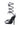 Detail View Azalea Wang Dancy Black Butterfly Wrap Up Stiletto Sandal