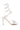 Side View Azalea Wang Dancy White Butterfly Wrap Up Stiletto Sandal