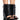 Front View Azalea Wang Daring Fold Over Wedge Bootie Sandal In Black