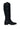 Side View Azalea Wang Darma Black Pu Boot