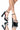 Front View Azalea Wang Diamond Dreams Chunky Sandal In Black