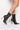 Side View Azalea Wang Diamond Dreams Stiletto Bootie In Black Multi