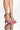 Front View Azalea Wang Diamond Drip Chunky Sandal In Pink