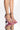 Front View Azalea Wang Diamond Drip Chunky Sandal In Pink