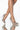 Front View Azalea Wang Diamonds And Pearls Stiletto Pump In Nude