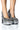 Front View Azalea Wang Disco Nights Chunky Platform Pumps In Silver