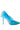 Side View Azalea Wang Discreet Tulle Polka Dot Pump In Blue