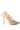 Side View Azalea Wang Discreet Tulle Polka Dot Pump In Nude