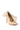 Back View Azalea Wang Discreet Tulle Polka Dot Pump In Nude