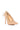 Back View Azalea Wang Discreet Tulle Polka Dot Pump In Nude