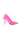 Side View Azalea Wang Discreet Tulle Polka Dot Pump In Pink