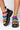 Side View Azalea Wang Do It Like We Do Flatform Sandal in Multi