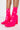 Full View Azalea Wang Do Your Worst Chunky Heel Bootie In Pink