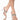 Front View Azalea Wang Dont Bother Me Stiletto Sandal In Nude