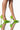 Front View Azalea Wang Dont Trip Stiletto Pump In Green