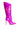 Side View Azalea Wang Dont Wanna Fall In Love Holographic Stiletto Boot In Pink