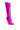 Back View Azalea Wang Dont Wanna Fall In Love Holographic Stiletto Boot In Pink