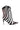 Back View Azalea Wang Doodle Multi Western Topline Zebra Boot