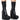 Front View Azalea Wang Dragonet Black Chunky Bootie