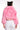 Extra View Azalea Wang Drew Faux Fur Bomber With Rib Trim In Pink