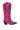 Side View Azalea Wang Driven Rhinestone Western Boot In Fuchsia