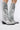 Front View Azalea Wang Driven Rhinestone Western Boot In Silver