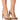 Front View Azalea Wang Drop Stiletto Sandal In Nude