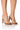 Front View Azalea Wang Drop Stiletto Sandal In Nude