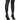 Front View Azalea Wang Dynamic Stretch Over The Knee Teeth Boot In Black