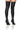 Front View Azalea Wang Dynamic Stretch Over The Knee Teeth Boot In Black