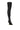 Detail View Azalea Wang Dynamic Stretch Over The Knee Teeth Boot In Black