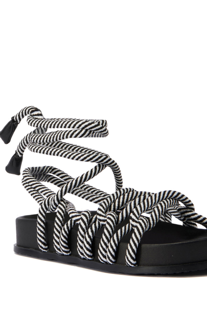 Full View Azalea Wang Einer Black Sandal 6