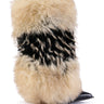 Back View Azalea Wang Ekko Multi Fur Boot