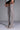 Side View Azalea Wang Elevate Thigh High Stretch Suede Boot In Grey