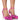 Front View Azalea Wang Eliza Embellished Bow Pump In Fuchsia