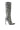 Side View Azalea Wang Eloise Rhinestone Stiletto Boot In Silver