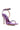 Back View Azalea Wang Elven Purple Diamond Heel Sandal