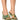 Front View Azalea Wang Emersyn Green Crystal Sandal