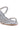 Full View Azalea Wang Emiliano Silver Coil Wrap Sandal