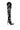 Side View Azalea Wang Emmett Beaded Embellished Thigh High Boot In Black