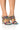 Front View Azalea Wang Envie Multi Gemstone Jewel Drape Sandal