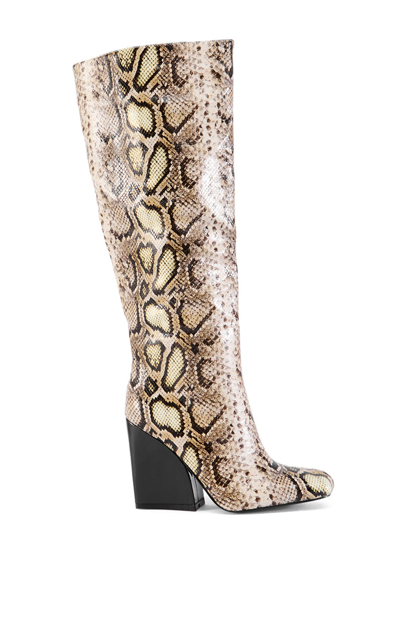 AZALEA WANG EVERGREEN MULTI SNAKE BOOT view 0