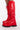 Full View Azalea Wang Everybody Knows It Flatform Boot In Red