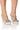 Front View Azalea Wang Evit Stiletto Mule Pump In White