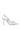 Side View Azalea Wang Excitement Mesh And Rhinestone Silver Pump