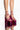 Front View Azalea Wang Eyes On Me Chunky Sandal In Pink